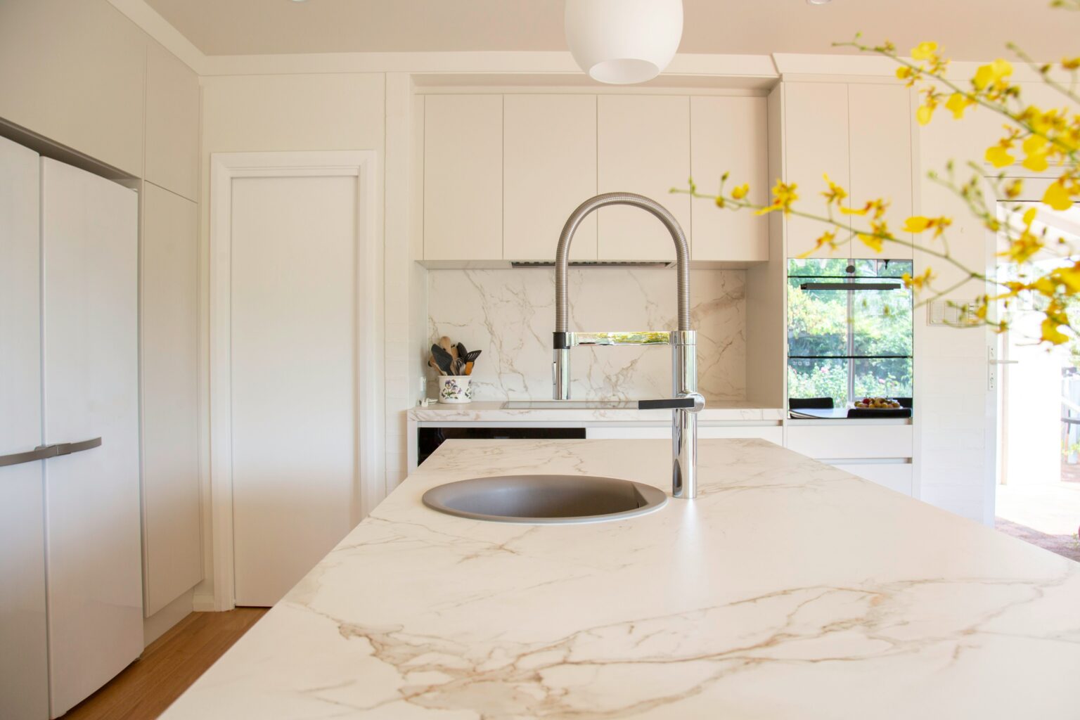 Gold Marble Kitchen Countertop